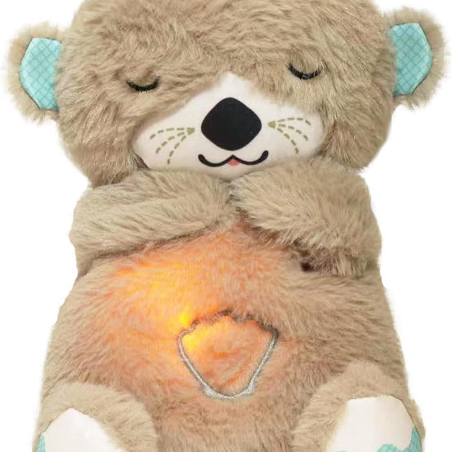 Breathing Teddy Bear with Soothing Music, Comfort Plush