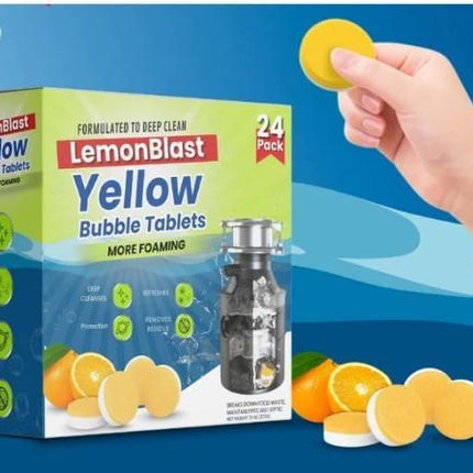 LemonBlast Yellow Bubble Tablets (24pc)